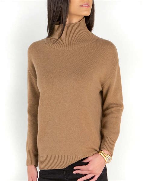 Lambswool & Cashmere Women's Funnel Neck Sweater