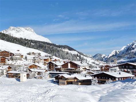 Lech ski resort village