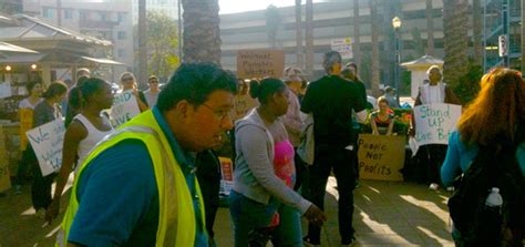 Occupy Long Beach Protests Downtown Wal-Mart on Behalf of Workers ...