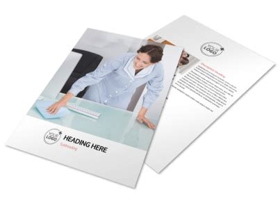 Office Cleaning Brochure Template | MyCreativeShop