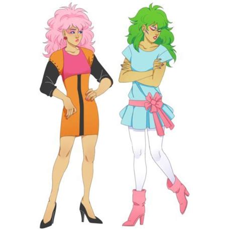 Jem and Pizzazz with their outfits reversed - Jem and the Holograms in 2024 | Jem and the ...