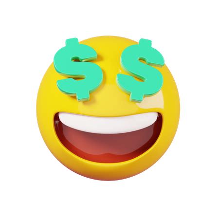 Premium Rich Emoji Emoji 3D Illustration download in PNG, OBJ or Blend ...