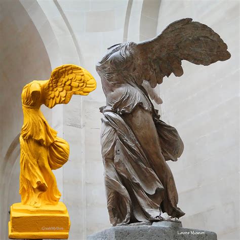 Nike of Samothrace Statue Sculpture, Greek Goddess Victory Museum ...