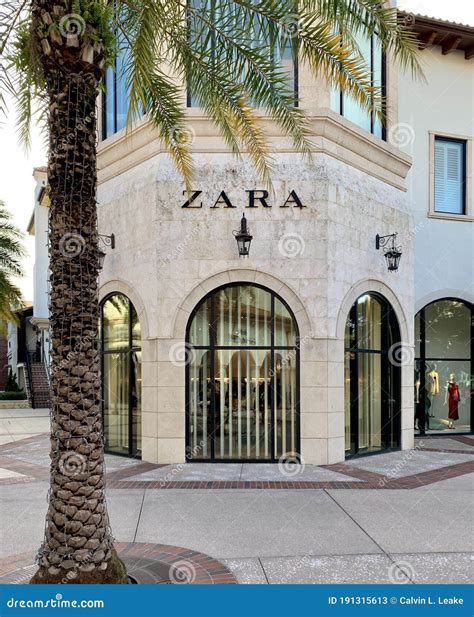 Disney Springs, Zara Store, Orlando, Florida Editorial Stock Photo ...