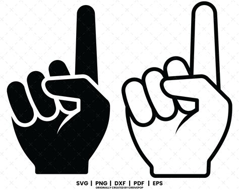 One Finger Svg, 1 Finger Svg, Number One Svg, One Svg, Finger, Numbers Svg, Middle Finger Svg ...