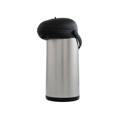 5L Stainless Steel Pump Vacuum Jug - Hot/Cold Insulated Thermos Flask