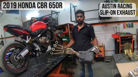 India’s First 2019 Honda CBR650R With Austin Racing Exhaust - Video