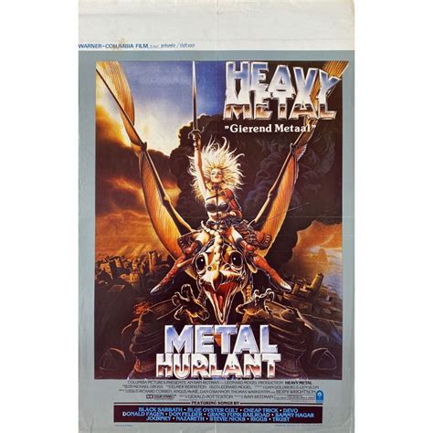 HEAVY METAL Belgian Movie Poster - 14x21 in. - 1981