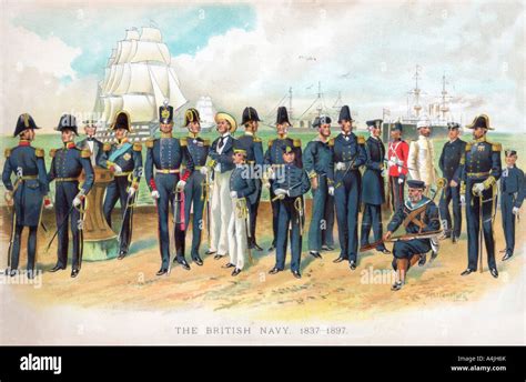 The British Navy 1837 1897 early 20th century Stock Photo: 11063322 - Alamy