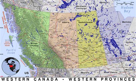 Western Canada · Public domain maps by PAT, the free, open source, portable atlas
