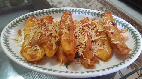 Resepi Masakan Kegemaran: Pisang Goreng Cheese Tanpa Susu