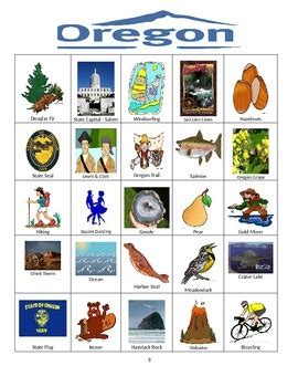 Oregon: State Symbols and Sites by Sue Ann Kline | TpT