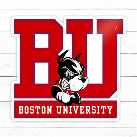 Boston University Sticker | Waterproof Vinyl Decal | 3in ...