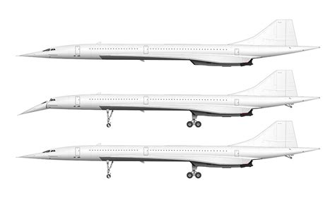 Aérospatiale-BAC Concorde blank illustration templates – Norebbo