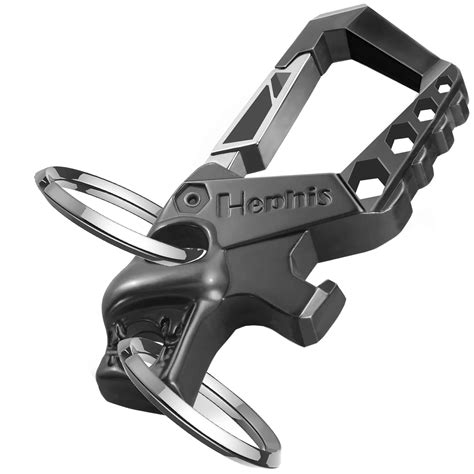 Hephis Heavy Duty Key Chain Bottle Opener,Carabiner Car Key Chains for ...