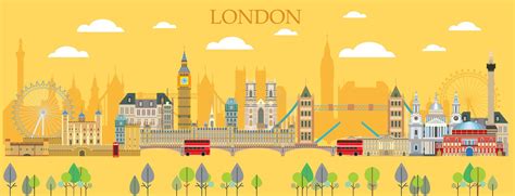 London Skyline Silhouette 8 Editorial Stock Image - Illustration of ...