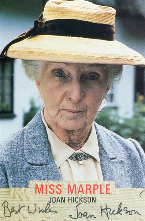 Agatha Christie filmpictures -2-: JOAN HICKSON as MISS MARPLE