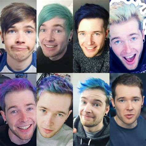 Dan's hair colour throughout the years. : r/DanTDM