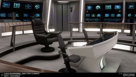 U.S.S. Enterprise NCC-1701-A Main Bridge -- Star Trek V: The Final ...