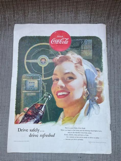 VINTAGE 1953 COCA Cola Coke Magazine Ads Advertisement $19.96 - PicClick