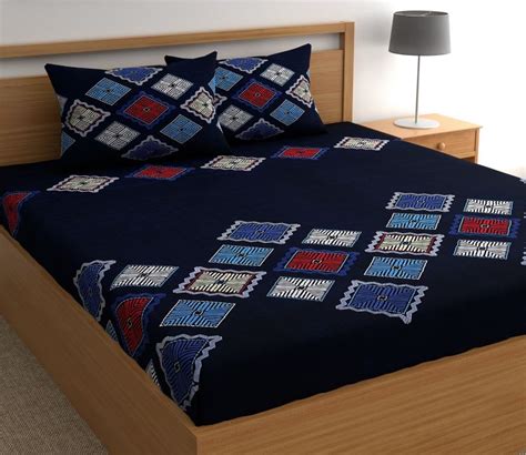 Buy Geometric Single Bed Sheets Online in India - WoodenStreet