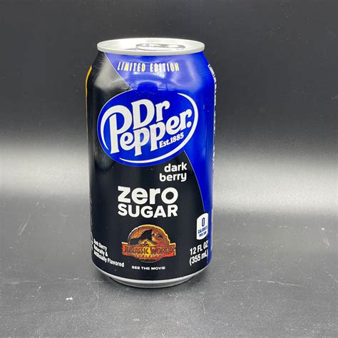 LIMITED EDITION Dr Pepper Dark Berry ZERO SUGAR 355ml (USA) LIMITED ED