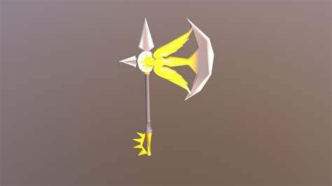 [low-poly] Divine Axe Rhitta - Download Free 3D model by kojikondo6 ...