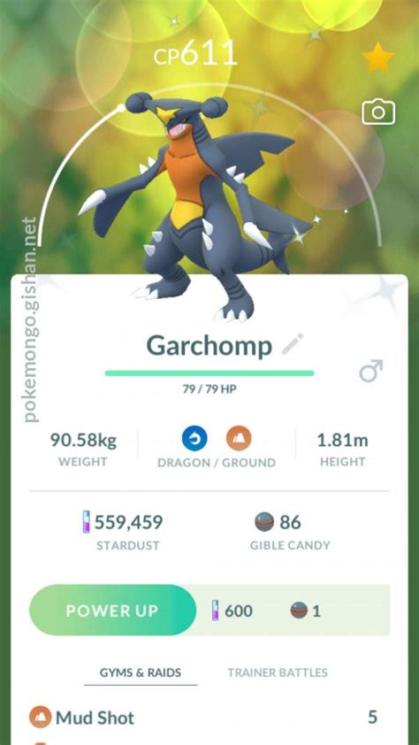 Pokemon Shiny Mega Garchomp