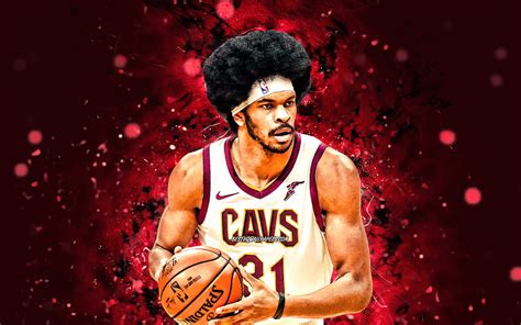 Jarrett Allen, , Cleveland Cavaliers, NBA, basketball, Cavs, purple ...