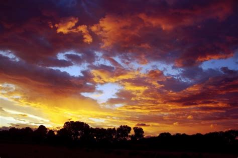 Sunset Clouds Landscape Free Stock Photo - Public Domain Pictures