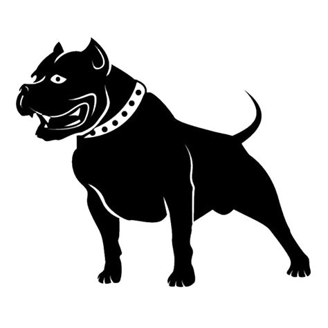 13.7*11.7CM Pitbull Black Dog Car Stickers Cute Waterproof Vinyl Decal ...