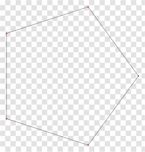 Regular Polygon Pentagon Equilateral Geometry - Equiangular - Shape Transparent PNG