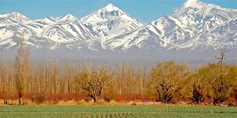 Mendoza wine tours and snowcapped mountains