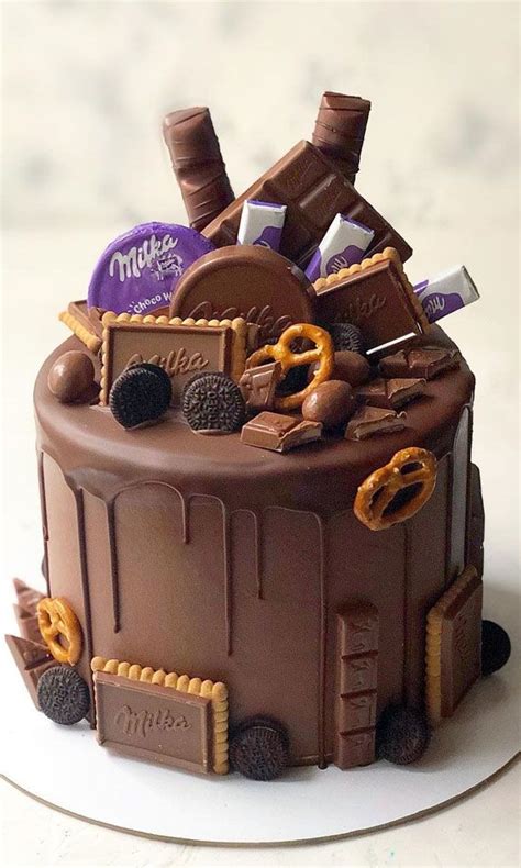 49 Cute Cake Ideas For Your Next Celebration : Scrumptious chocolate ...