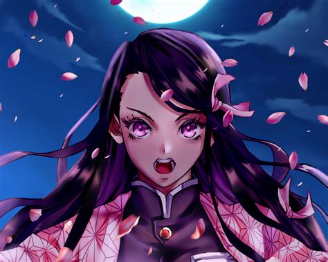 Nezuko Blood Demon Art Wallpaper