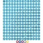 Multiplication Chart on Round Buttons | Anita Potter Images