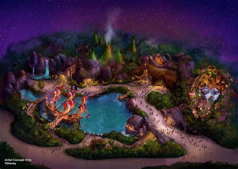 Fantasy Springs at Tokyo DisneySea: Opening Info & Peter Pan, Frozen, Tangled Concept Art ...