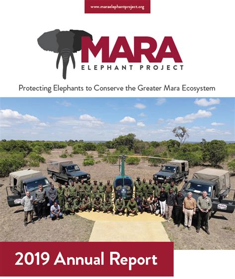 Mara Elephant Project 2019 Annual Report - Mara Elephant Project