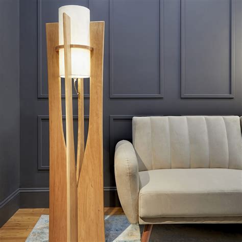 How To Build a Modern Wooden Floor Lamp (DIY) | Family Handyman