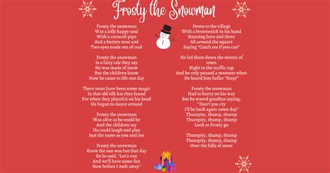 Frosty the Snowman Printable Lyrics, Origins, and Video