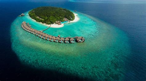 Maldives Island Resort Aerial View Wallpapers - Wallpaper Cave