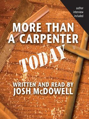 More Than a Carpenter Today by Josh McDowell · OverDrive: eBooks, audiobooks and videos for ...