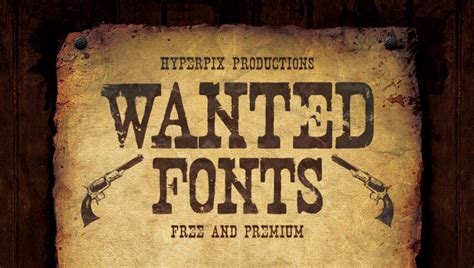 Incredible Best Font Style For Wanted Poster Free Download | Typography ...