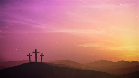 Easter Sunrise Calvary Distant | Motion Video Background