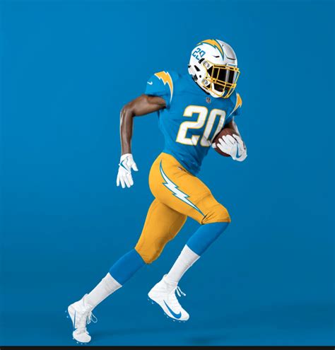 Los Angeles Chargers New Uniforms — UNISWAG