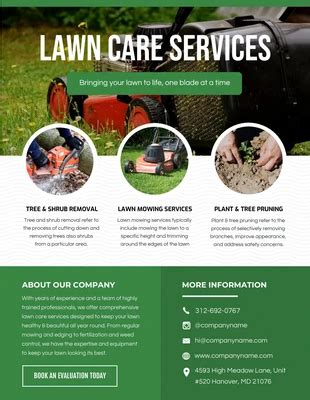 Free Landscaping Flyer Templates - Venngage