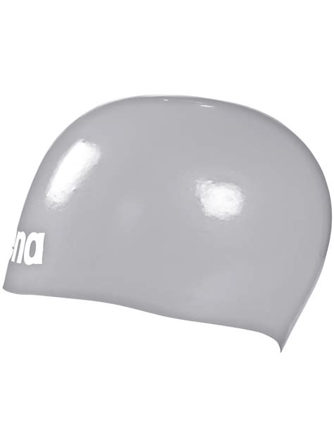 Arena Moulded Pro II Swim Cap - Silver