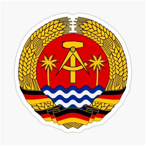 "Ernst Thälmann Island Coat of Arms (No Text)" Sticker for Sale by ZarAntonov | Redbubble