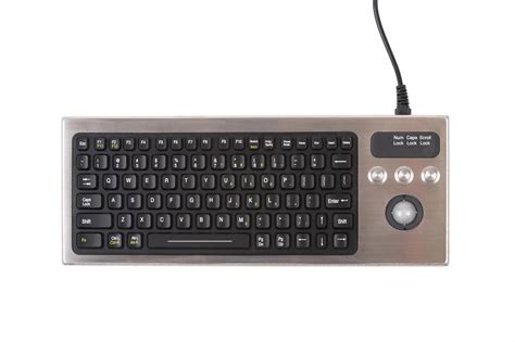 Rugged Keyboard with Trackball