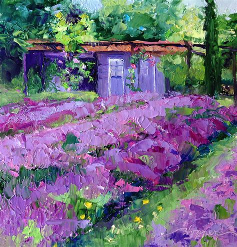 "Lherm Lavender Field" France, www.carolhopper.com | Fleurs, Toile